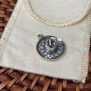 RETIRED James Avery Sterling Silver Sombrero Charm